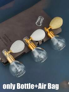 高光粉喷雾瓶，升级版多用途粉喷雾瓶，复古雾化器喷雾瓶，可再填充闪亮粉雾化器玻璃瓶，非常适合旅行和家居装饰（空瓶无粉），旅行必需品学校用品假日露营假日必需品度假配件迷你香水女士香水男士香水容器。 - 查看 8