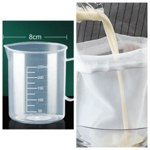 带刻度的多用途塑料量杯、厨房烘焙工具、大型实验室量杯、易于清洁、透明塑料量杯、透明 PP 量杯、透明塑料量杯、塑料液体量杯、厨房液体量杯、用于烘焙和烹饪的多功能量杯、必备厨房工具、厨房用具、适用于厨房和实验室使用、适用于混合和测量液体、厨房量杯、透明量杯、刻度量杯 250ml/500ml/1000ml - 彩色 - 查看 18