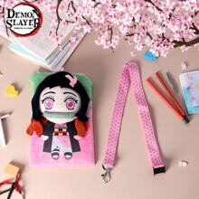 Crunchyroll 1PC : Kimetsu No Yaiba Infinity Castle Officially Licensed Product Soft Protective And Portable Daily Commuting Campus Anime Exhibition Shopping Anime Merchandise Fan Collection  And Nezuko Kamado Pattern 3D Design Anime Exhibition Cosplay Anime Festival Halloween Christmas