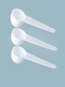 1/5件装塑料量勺，具有耐高温、易清洗的特点，3克、5克、10克、15克等多种规格，满足不同的计量需求。适用于厨房烘焙（精确称量面粉、糖等食材）、调味/佐餐食品添加。 - 彩色 - 查看 15