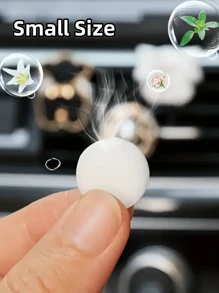 2/5/10/15 pièces Tablettes de parfum désodorisant de longue durée avec 1 étui supplémentaire - Tablettes de parfum désodorisant unicolore, convient pour la maison, la voiture, les bagages, la salle de bain, la chambre, la penderie et les toilettes