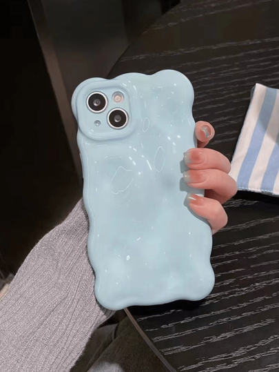 1pc Meteorite Pattern Shockproof TPU Phone Case Compatible With IPhone Waterproof Anti-Fall Scratch Resistant