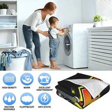 Plims Large Blanket Bed Personalized Blanket King Size Decorative Blankets For Sofa Luxury Bedding Fluffy Soft Blankets & Throws - Phong cách - Xem 3