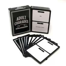 Adult Charades Card Game,Funny Prank Game,Adult Party Games, Casual Parties, Word Guessing Card Games, Entertainment Games. Cards Are Suitable For 4 Or More People, And Make Great Gifts For Christmas, Valentine's Day, And Halloween Parties