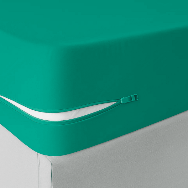 Cubre Colchón Protector Completo tamaño Individual Funda Con Cierre