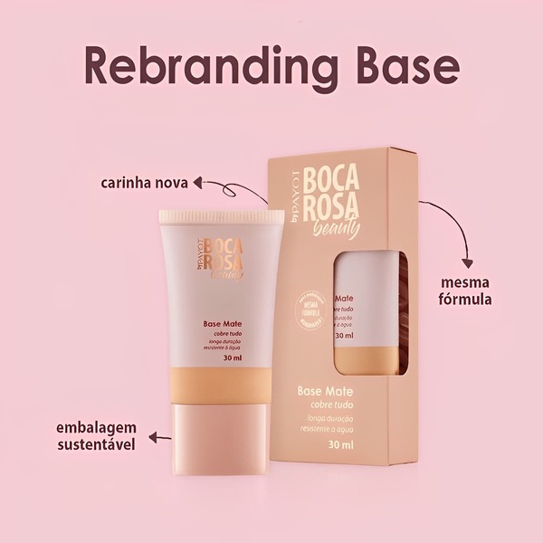 Boca Rosa Base Líquida Matte Perfect -30ML Festa Junina