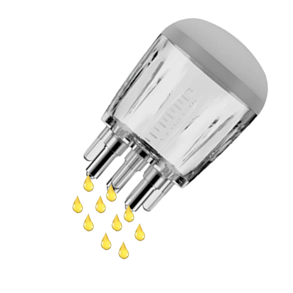 Scalp Applicator Comb,5ML Minoxidil Applicator Tool,Hair Oil Essential Serum Liquid Massager For Hair Growth, Follicle Care Treat Hair Loss Thinning (Transparent)