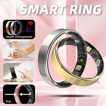 Intelligenter Ring, leicht und bequem, Gesten-Fernbedienung, exquisites schmales Randdesign, unterstützt mehrere Sportmodi, Echtzeit-Aufzeichnung von Sportdaten, IP68 wasserdicht, Fotografie-Steuerung, unisex