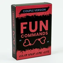 Fun Commands - 46 Scratch Card Designed For Couples On Dates And Travels, Interactive Game Cards For Leisure Entertainment, Enhancing Relationship And Unlocking Intimate Communication Moments. Suitable As Thanksgiving, Valentine's Day, Christmas, Halloween Party Gifts, Night Party Games