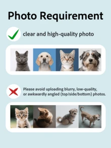 PETSIN 1pc Personalized Animal Portrait Dog/Cat Polycarbonate (PC) Keychain, For Dorm Rooms, For Teacher Gifts, School Supplies, For University, For Classroom - White - View 8