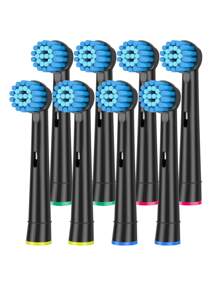 4/8/12/16 件 1 厘米直径替换电动牙刷头，兼容系列/PRO 系列/D 系列电动牙刷 - 彩色 - 查看 10