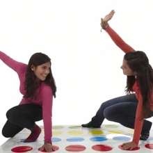 لعبة التويستر، لعبة تفاعلية لحفلات العائلة، سجادة توازن متعددة الأشخاص، لعبة هدية - متعدد الألوان - مشاهدة 4