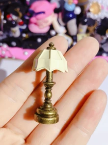 Accesorios de fotografía de escena en miniatura de estilo retro para casa de muñecas, incluyendo modelos de lámparas de vidrio - Multicolor - Ver 6