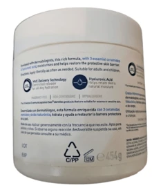 CeraVe 保湿霜 454 克，含神经酰胺，适合干性至极干性皮肤 - 454g - 查看 5