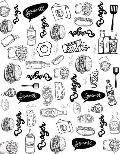 Folhas Plásticas Anti-Gordura 30x38cm - Embalagem Gourmet para Hambúrguer, Lanche e Baguete