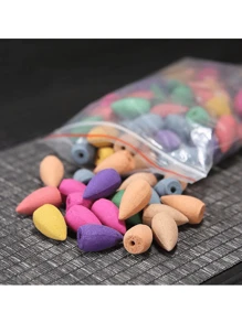 60-100个天然回流香筒，香气持久，带来正能量和纯净的空气。多种香味，包括茉莉、玫瑰、百合、檀香、桂花、艾蒿、沉香、薰衣草等。 - 100顆 - 查看 7