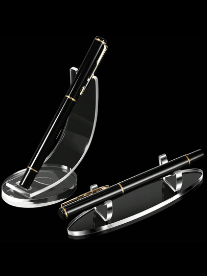 Suporte de acrílico para canetas, suporte para lápis, caneta tinteiro, caneta esferográfica, suporte para canetas, para uso doméstico, escola, escritório ou loja