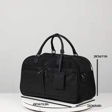 High-End Business Travel Luggage Bag, Multifunctional Handbag, Oxford Cloth Shoulder Tote Bag With Large Capacity, Suitable For Men And Women Travel Bag Duffle Bag Overnight Bag Durable Travel Organizer Cruise Essential Vacation Essentials For Men Women Travel Essential Holiday Essential Travel Must Haves - Black - View 4