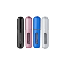 5ml Refillable Travel Perfume Atomizer Spray Bottle, Portable Bottom Filling Perfume Bottle - Màu đen sáng - Xem 1