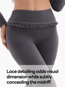 Women's 2-Piece Casual Sports Outdoor Sexy Long Sleeve Square Neck T-Shirt And Pants Set, High Stretch  Workout Outfit, Breathable Ltra Soft Abdomen Control, No Perspective Exercise Loungewear, Suitable For Running, Fitness, Yoga And Other Sports, Spring/Summer - 深灰色 - 查看 6