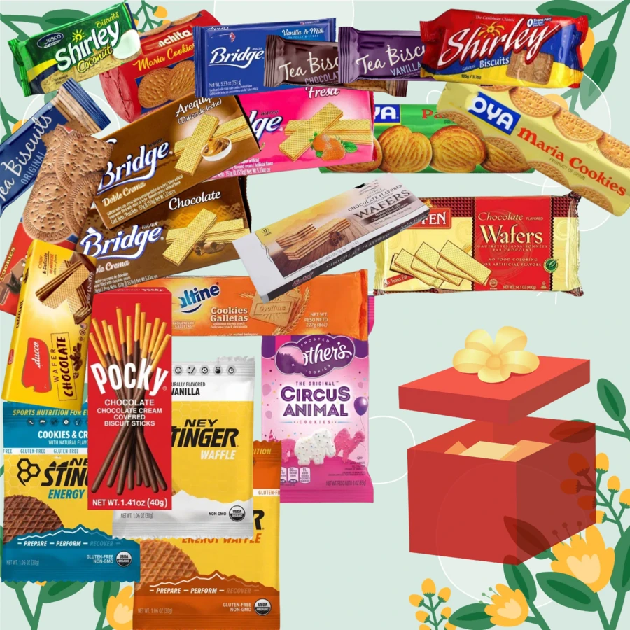 Imited-Time Blind Box!! Open The Blind Box And Happiness Will Come Naturally! "N Kinds Of Popular Snacks Are Hidden In The Box. Will They Encounter Sweet And Sour Or Crispy Ones This Time?" There Are All Kinds Of Chocolates, Bubble Gum, Cookies, Potato Chips And Many Other Snacks Inside. Come And Open Them. When You Place An Order Of 50 Items Or More, A Hidden Blind Box Will Be Sent