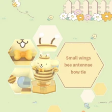 (Random 1pc) Sanrio "Bee Concert" Series Figurine - Adorable And Collectible, Featuring Hello Kitty, My Melody And Friends In Sweet Bee-Themed Musical Designs! Perfect For Desk Display, Gift For Sanrio Fans, Or Addition To Your Toy Collection. Let The Buzzing Bee Symphony Serenade Your Daily Life! (Random 1pc Shipped)