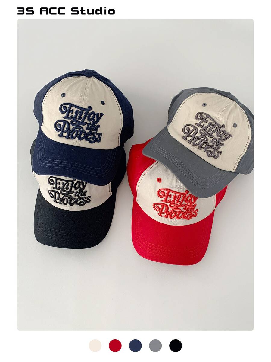 Bowknot Baseball Cap For Women, Summer UV Protection Visor Hat With Embroidered Letter, Retro Wide Brim Snapback Hat, Suitable For Large Head Circumference - One Size - View 1