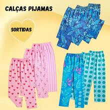 01 PRINTED POLYESTER SLEEPING PANTS (PANTS ONLY) - Multicolor - View 4