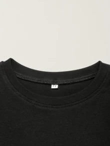 Kids Cotton T-Shirt, First Day Of School Top Black Short Sleeve Tee For Grade 3, Print Summer Outdoor Sports Shirts, Size 3Y-13Y With Black, ELY578020 Back To School Third Grade Graphic Tee