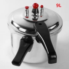 3/5/7/9L Pressure Cooker Aluminum 7L/9L Kitchen Outdoor Dining Household Cookware With Double Handles - Silver 9L - View 5