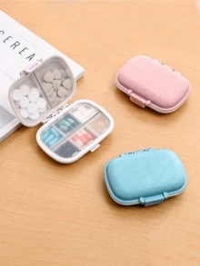 Cutie de pastile portabilă pentru călătorie, organizator de pastile rezistent la umiditate, reutilizabilă, pentru bărbați și femei, planificator de medicamente, husă de buzunar zilnică, pentru a ține vitamine, medicamente și suplimente, accesorii esențiale pentru călătorii acasă, esențiale pentru vacanță, înapoi la școală, organizator de medicamente, geantă de urgență pentru școală, trusă de urgență, geantă de medicamente, geantă de depozitare pentru medicamente pentru exterior, geantă de prim ajutor