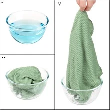 12x12 Inch Multi-Pack Waffle Check Pattern Dish Cloth Rags, Thick Absorbent Kitchen Cleaning Towels