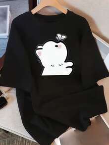 Women T-Shirts - Black - View 1