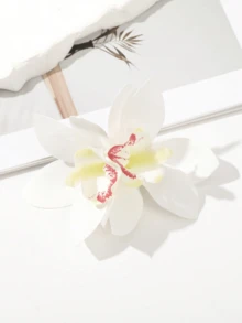 1 件马蹄莲花发夹，甜美海滩度假装饰发饰，女士爪夹，发夹，发夹，发夹，发夹，花朵发饰，女士度假装 - 彩色 - 查看 14