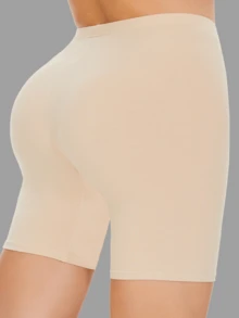 Ensemble de 3 shorts de sécurité décontractés taille mi-haute sans coutures, grandes tailles - Multicolore - Voir 7