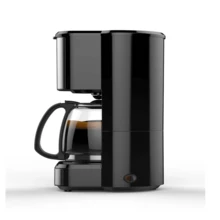 Cafetera automática con filtro antigoteo para el hogar, máquina de café de vidrio para 12 tazas Capacidad 750ML Cafe Caliente, Cafe con Leche Preparado Frio - Tipo de Enchufe A Japonés (100V) - Ver 5