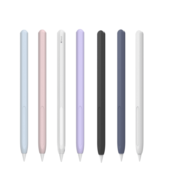 Funda compatible con Apple Pencil Pro y funda para la 2da generación, cubierta protectora de silicona, accesorios de manga protectora con 3 tapas para puntas de Apple Pencil