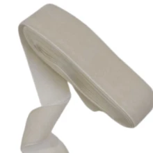 Fita de Veludo Lisa 22mm - (3 metros) - Creme - Visão 1