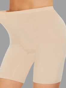 Ensemble de 3 shorts de sécurité décontractés taille mi-haute sans coutures, grandes tailles - Multicolore - Voir 6