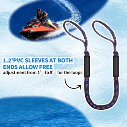 Cuerdas de surf, regalos de deportes acuáticos para hombres, accesorios para barcos, accesorios para pontones, líneas de amarre para barcos de pesca