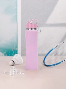 1pc Personalized Engraved Water Bottle, Customizable Name Bottle, Stainless Steel, Insulated Water Bottle, Sports Water Jug, For Daily Use, Can Be Given As Gift To Family, Colleagues, Best Friends, Brothers, 500ml Large Capacity With Straw, Multi-Functional, Ornamental, Reusable, Exquisite, Stylish, High-Quality, Colorful, Modern, Custom, Personalized, Unique, Ideal Gifts For Him, Tea Room, Home, Garden, Office, For Anniversaries, For Valentine's Day, For Weddings, For Housewarming, Brunch-Ready,Customized Cups,Warm Ambience,Festive Calendar - Red - View 9