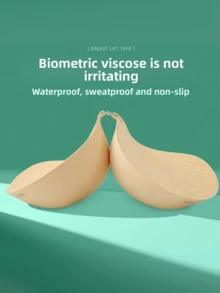 1/2 Piece (5CM Thick Cups, With Transparent Shoulder Straps Included) Invisible Self-Adhesive Push-Up Bra - Strapless Backless Bra Set, Breast Enhancing & Anti-Sagging, Ideal For Small Chests, Weddings & Summer Dresses - Nhiều màu - Xem 6