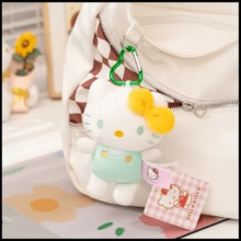 4英寸经典立式钥匙扣，可爱卡通人物钥匙圈，萌系动漫配饰，可挂在包包上，装饰车钥匙，收藏品，送给女孩、青少年、成人的完美生日/节日礼物 - 綠色 - 查看 7