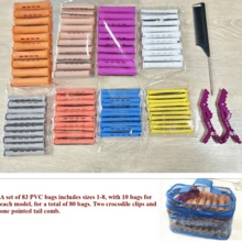 10支装烫发棒套装 - 8种不同尺寸，打造自然波浪卷发 - 适合DIY美发造型，适用于长发、中长发和短发 - 沙龙级冷烫棒，带盖烫发棒，烫发器，塑料橡皮筋，烫发工具，卷发器，卷发梳，卷发棒，卷发产品，卷发器，卷发产品，卷发器，卷发棒，卷发工具，卷发棒，圣诞节，理发店，卷发棒，卷发器，美发，无热波浪，发型，美发，卷发，卷发棒，卷发器，无热卷发，无热卷发，卷发器，卷发棒，卷发，卷发棒，卷发工具，卷发棒，卷发扩散器，头发，旅行，美发产品，美发工具，美发用品，理发师，理发师配件、理发店、美发设备 - 彩色 - 查看 19