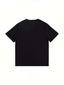 Chiikawas T-Shirt, Blue Pijama Hachiware T-Shir "Festive Cartoon Crewneck Tee For Mens & Womens - Holiday-Themed Cute Character Design - Breathable Cotton For Christmas Birthdays - Perfect Gift For Anime Fans - 黑色 - 查看 2