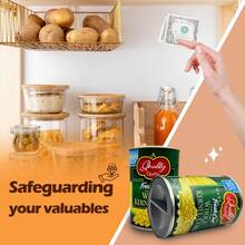 Creative Storage Jar Shaped Storage Box, Hidden Storage Space, Piggy Bank, Hidden Compartment, Secret Safe, Secret Storage, Personalized Storage Box, Can Be Used As A Transfer Safe, Hidden In Kitchen Cabinets, Protects Your Valuables - Such As Jewelry, Cash, Coins, Car Keys - Secure Home Storage, Suitable For Outdoor, Parties, Medicines, Jewelry, Cash And Other Valuables