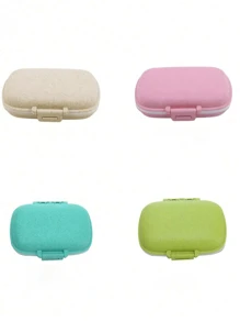 Cutie de pastile portabilă pentru călătorie, organizator de pastile rezistent la umiditate, reutilizabilă, pentru bărbați și femei, planificator de medicamente, husă de buzunar zilnică, pentru a ține vitamine, medicamente și suplimente, accesorii esențiale pentru călătorii acasă, esențiale pentru vacanță, înapoi la școală, organizator de medicamente, geantă de urgență pentru școală, trusă de urgență, geantă de medicamente, geantă de depozitare pentru medicamente pentru exterior, geantă de prim ajutor