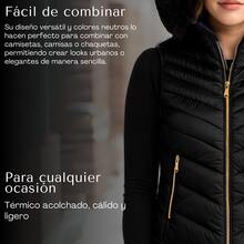 Chaleco de Mujer Nataly Sport – Elegancia Casual y Funcionalidad, Moderno, Ligero y Versátil - Negro - Ver 4