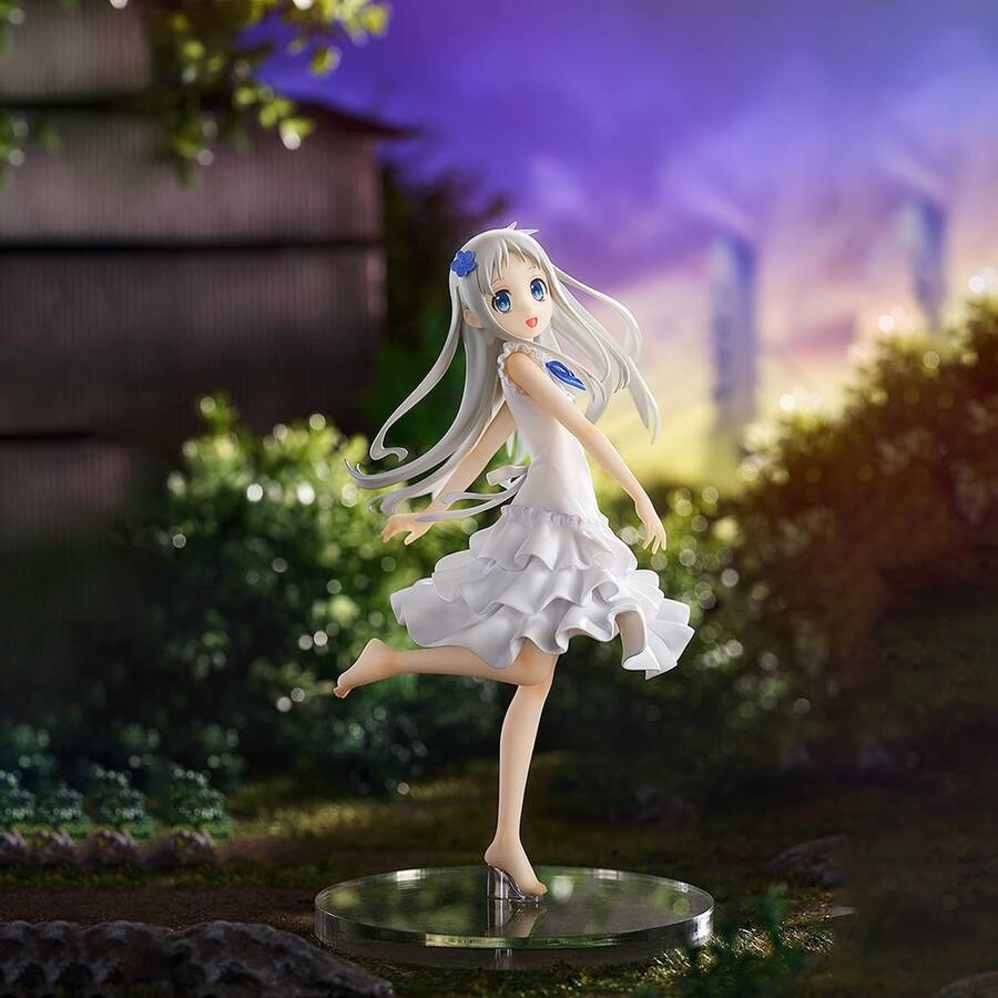 《未闻花名》本间芽衣子可爱动漫手办，桌面摆件，收藏品，小礼物，适合万圣节、圣诞节、情人节 - 彩色 - 查看 1