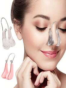 1pc/2pcs/3pcs/4pcs/5pcsThis Transparent Single - Head Nose Clip Offers A Subtle Way To Shape Your Nose. By Gently Applying Pressure, It Can Help Enhance The Appearance Of Your Nose, Making It Look More Defined. - Multicolor - View 7